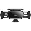 Baseus Suport Auto Steel Cannon Pro solar automat cu prindere de bord, Negru