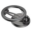 Borofone Suport Auto Star Metal Ring Magnetic, 4.5-7 inch, prindere de bord, Negru