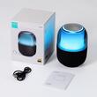 Joyroom Boxa portabila Bluetooth, 1500 mAh, cu lumini RGB, cablu USB la tip C Negru