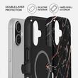 Burga Husa Dual Layer Magsafe Rose Gold Marble iPhone 17