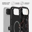 Burga Husa Dual Layer Magsafe Rose Gold Marble iPhone 17 Air