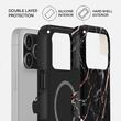 Burga Husa Dual Layer Magsafe Rose Gold Marble iPhone 17 Pro Max