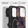 Burga Husa Dual Layer Magsafe Velvet Night iPhone 17 Pro