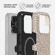 Burga Husa Dual Layer Magsafe Wild Terrain iPhone 17 Pro