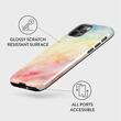 Husa iPhone 12 / 12 Pro Burga Dual Layer New Flame Rainbow