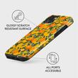 Husa iPhone 14 Plus Burga Dual Layer Orange Lemonade