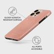 Husa iPhone 13 Pro Burga Dual Layer Pink Croco