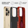 Husa iPhone 13 Pro Burga Dual Layer Wild Pomegranate