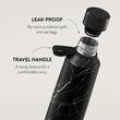 Burga Sticla Termos Inox Black Marble, 500 ml