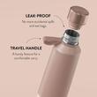 Burga Sticla Termos Inox Double Pink, 500 ml