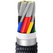 Baseus Cablu Type-C la Type-C 100W Crystal Shine, 1.2m, Super Fast Charge, Black