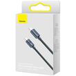 Baseus Cablu Type-C la Type-C 100W Crystal Shine, 1.2m, Super Fast Charge, Black