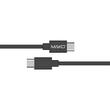 Mako Cablu Fast Charge PD 66W Type-C la Type-C, 2m, Black