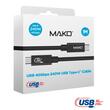 Mako Cablu Super Fast Charging 240W Type-C la Type-C, 1m, Black