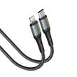 Prestico Cablu T10 Type-C la Lightning Fast Charge, PD, 30W, 1m, Negru