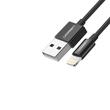 Ugreen Cablu USB-A la Lightning MFi,Fast Charging, 2.4A, 2m Negru