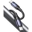 Usams Cablu US-SJ524 Type-C la Type-C PD, Fast Charging, 100W, 1.2m Negru