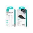 Usams Cablu US-SJ625 Type-C la Type-C PD 100W, 0.5m, Alb