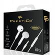Prestico Casti In-Ear HF3 Jack 3.5mm Alb