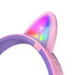 PowerLocus Casti pentru copii, Wireless, Bobo Cat Ears, Purple/Pink