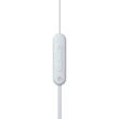 Sony Casti In-Ear WI-C100W Bluetooth Wireless Fast pair, microfon, Alb