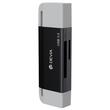 Devia Cititor Card 2in1 Leopard Series USB si Type-C, High-Speed 3.0, SD/TF, Negru