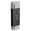 Devia Cititor Card 2in1 Leopard Series USB si Type-C, High-Speed 3.0, SD/TF, Negru