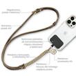 Guess Curea Crossbody Pentru Telefoane Popruh PU 4G Chain & Charm Auriu, Lungime 150cm