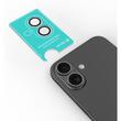 Devia Folie Sticla Camera Peak Series Crystal iPhone 16 / 16 Plus pachet de 2 buc Transparent