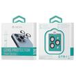 Devia Folie Sticla Camera Peak Series Diamond iPhone 15 Pro / 15 Pro Max pachet de 3 buc Argintiu