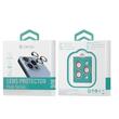 Devia Folie Sticla Camera Peak Series iPhone 15 Pro / 15 Pro Max pachet de 3 buc Gri