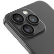 Devia Folie Sticla Camera Peak Series iPhone 15 Pro / 15 Pro Max pachet de 3 buc Negru