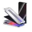 Devia Folie Sticla Van Series Full Privacy iPhone 15, cu kit montare Negru