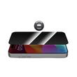Devia Folie Sticla Van Series Full Privacy iPhone 15, cu kit montare Negru