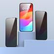 Devia Folie Sticla Van Series Full Screen Privacy Twice iPhone 15 Pro Max Negru