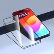 Devia Folie Sticla Van Series Full Screen Ultra-Thin iPhone 15 Pro, cu kit montare Transparent