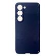 Devia Husa Carbon Fiber Texture Shockproof Samsung Galaxy S23 Albastru