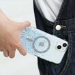 Devia Husa Shiny Series Original Design Magnetic iPhone 15 Plus Transparent / Albastru