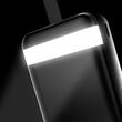 Dudao Acumulator extern Lanterna incorporata 30000 mAh, 10W, 2x USB, Negru