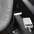 Dudao Acumulator extern Lanterna incorporata 30000 mAh, 10W, 2x USB, Negru
