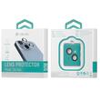 Devia Folie Sticla Camera Peak Series Diamond iPhone 15 / 15 Plus pachet de 2 buc Gri