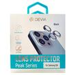 Devia Folie Sticla Camera Peak Series Samsung Galaxy S24,pachet de 3 buc,Negru