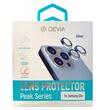 Devia Folie Sticla Camera Peak Series Samsung Galaxy S24 Plus, pachet de 3 buc,Argintiu