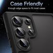 Devia Folie Sticla Camera Peak Series Samsung Galaxy S24 Ultra, pachet de 5 buc.Negru