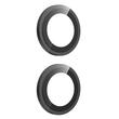 Devia Folie Sticla Camera Peak Series iPhone 17 Negru, pachet de 2 buc