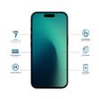 Eiger Folie Sticla 3D Mountain Glass iPhone 17 / iPhone 17 Pro / 16 Pro Clear