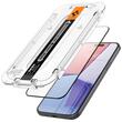 Spigen Folie Sticla Glass tR EZ Fit iPhone 15 set 2 buc, kit de montare, Black