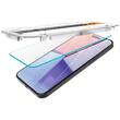 Spigen Folie Sticla Glass tR EZ Fit iPhone 15 Pro, set 2 buc, kit de montare, Transparent