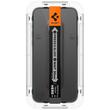 Spigen Folie Sticla Glass tR EZ Fit iPhone 15 Pro, set 2 buc, kit de montare, Transparent