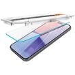 Spigen Folie Sticla Glass tR EZ Fit iPhone 15, set 2 buc, kit de montare Transparent